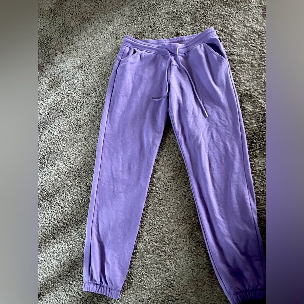 purple joggers sweatpants